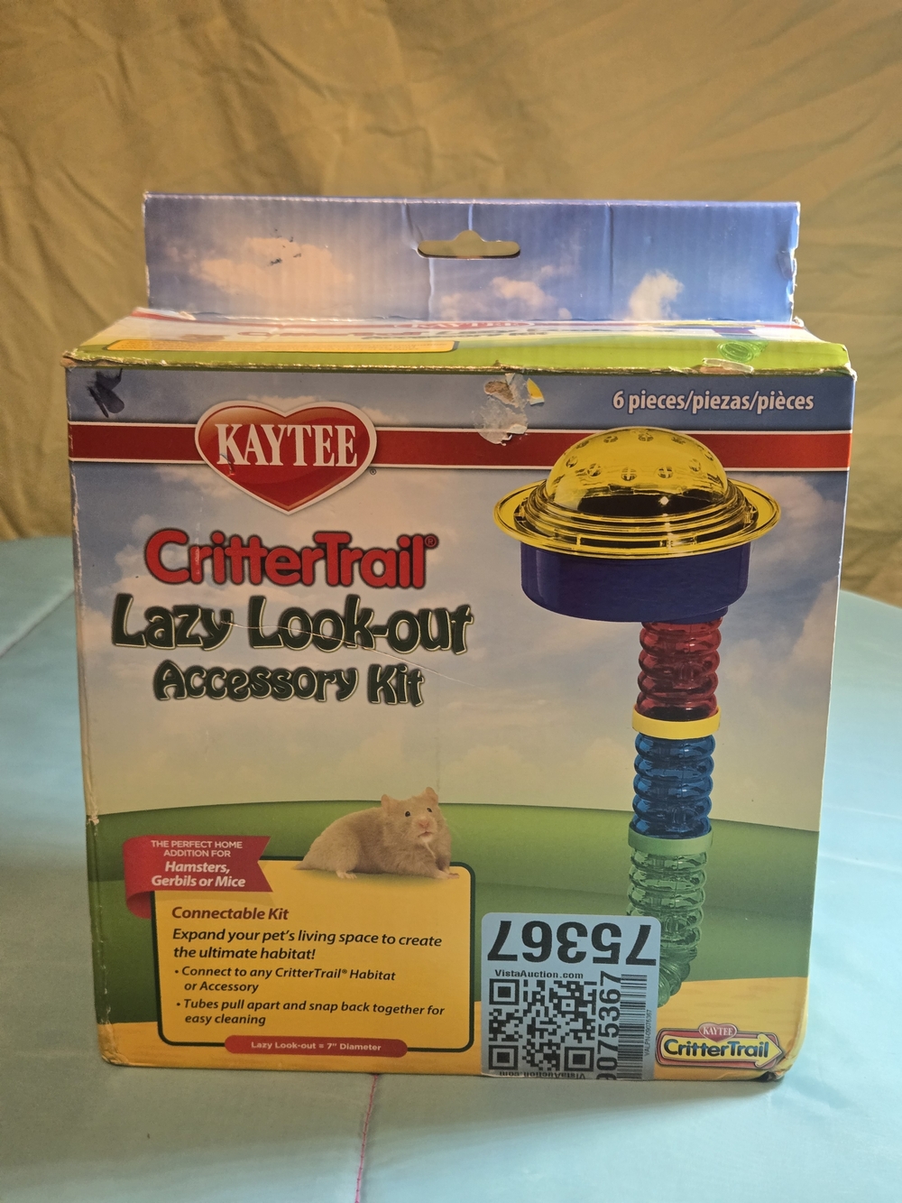 Kaytee CritterTrail Lazy Look-out Accessory Kit - Yellow, Blue, Red, Green